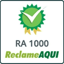 Selo RA1000 do Reclame Aqui